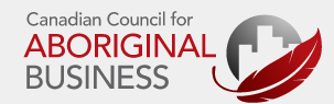 Logo for the Canadian Council for Aboriginal Business